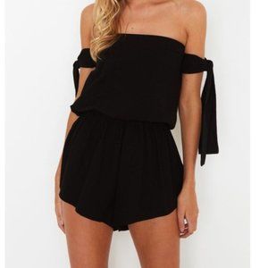 Chelsea Playsuit Black
